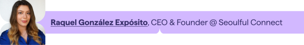 Raquel Gonzalez Exposito - CEO and Founder at Seoulful Connect - Contributor to Lumar's 2026 SEO Trends Report. 