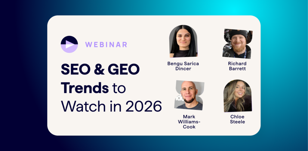 2026 SEO and GEO Trends to Watch - Lumar Webinar