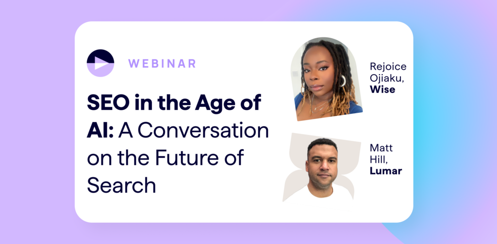 SEO in the Age of AI - A conversation between organic search pros on GEO and AEO.