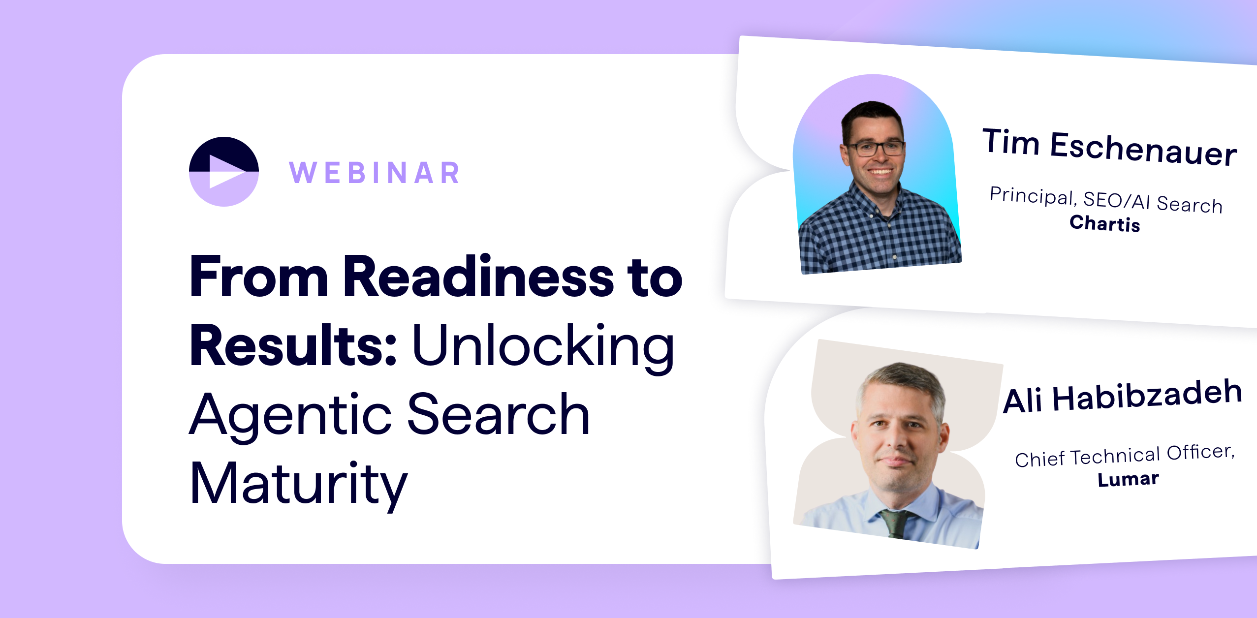 Unlocking Agentic Search Maturity Promo banner